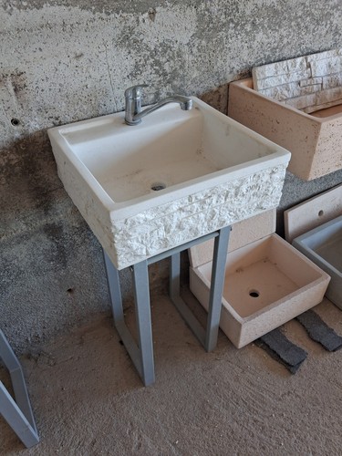 Lavandino pietra bianco - lavandino,
